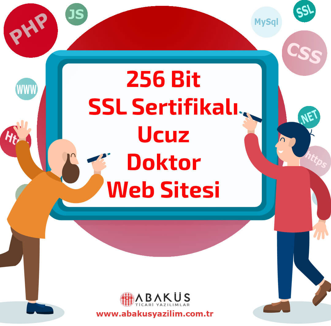 256 Bit SSL Sertifikalı Ucuz Doktor Web Sitesi