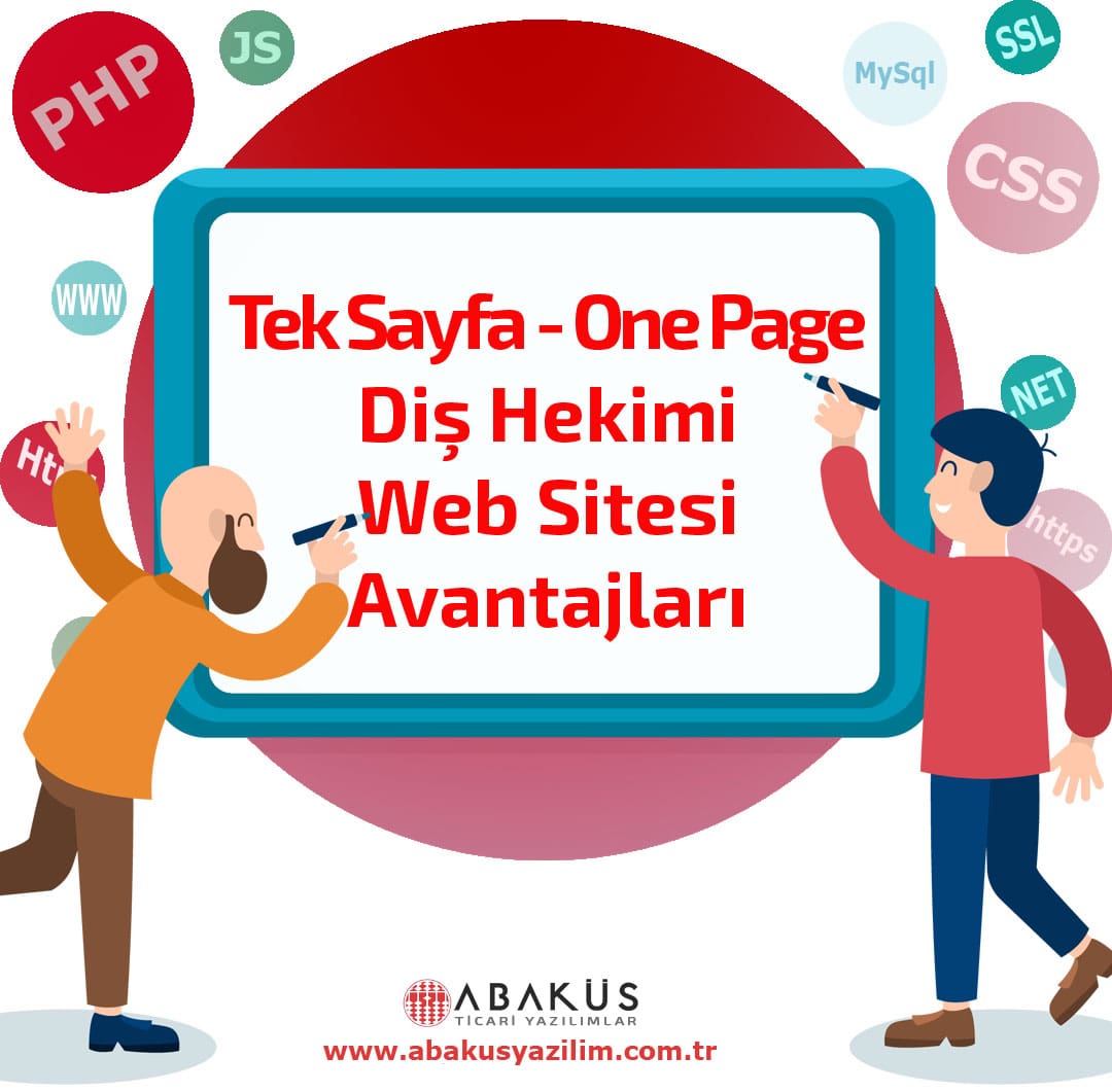 Tek Sayfa - One Page Diş Hekimi Web Sitesi Avantajları