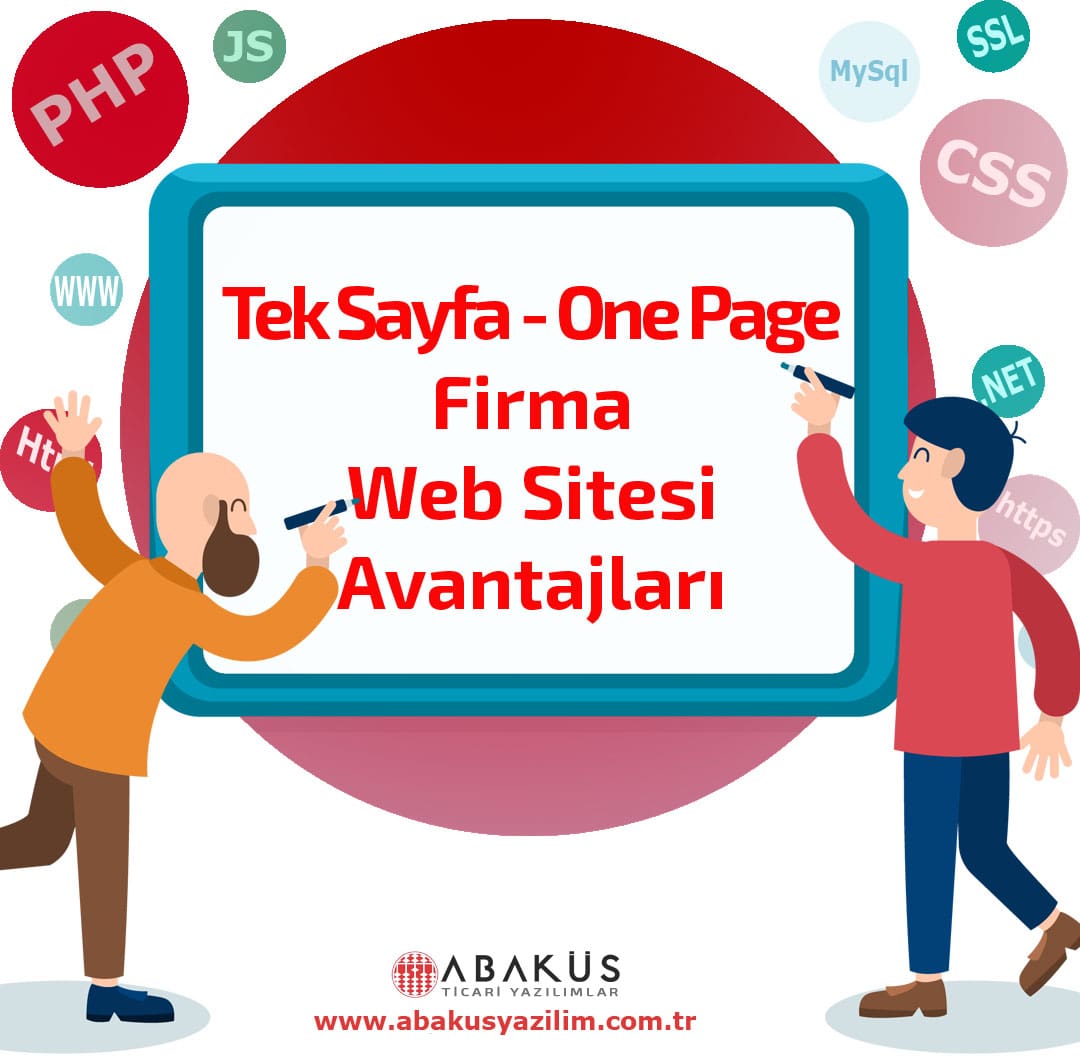 Tek Sayfa - One Page Firma Web Sitesi Avantajları