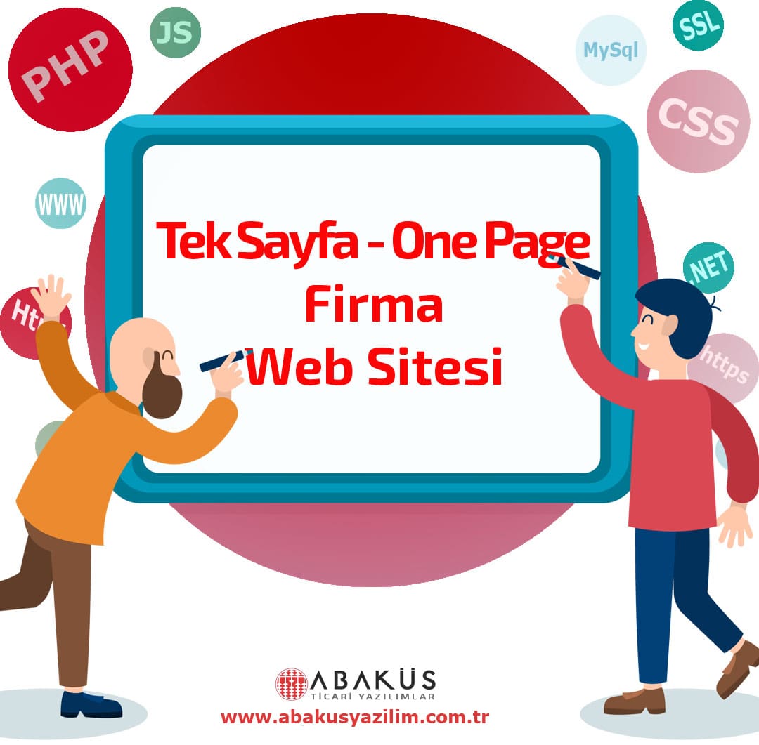 Tek Sayfa - One Page Firma Web Sitesi