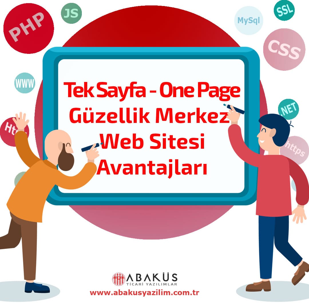 Tek Sayfa - One Page Güzellik Merkezi Web Sitesi Avantajları