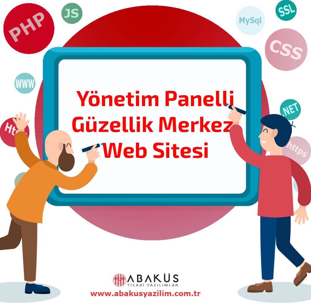 Yönetim Panelli Güzellik Merkezi Web Sitesi