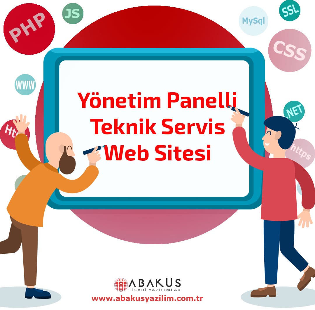 Yönetim Panelli Teknik Servis Web Sitesi