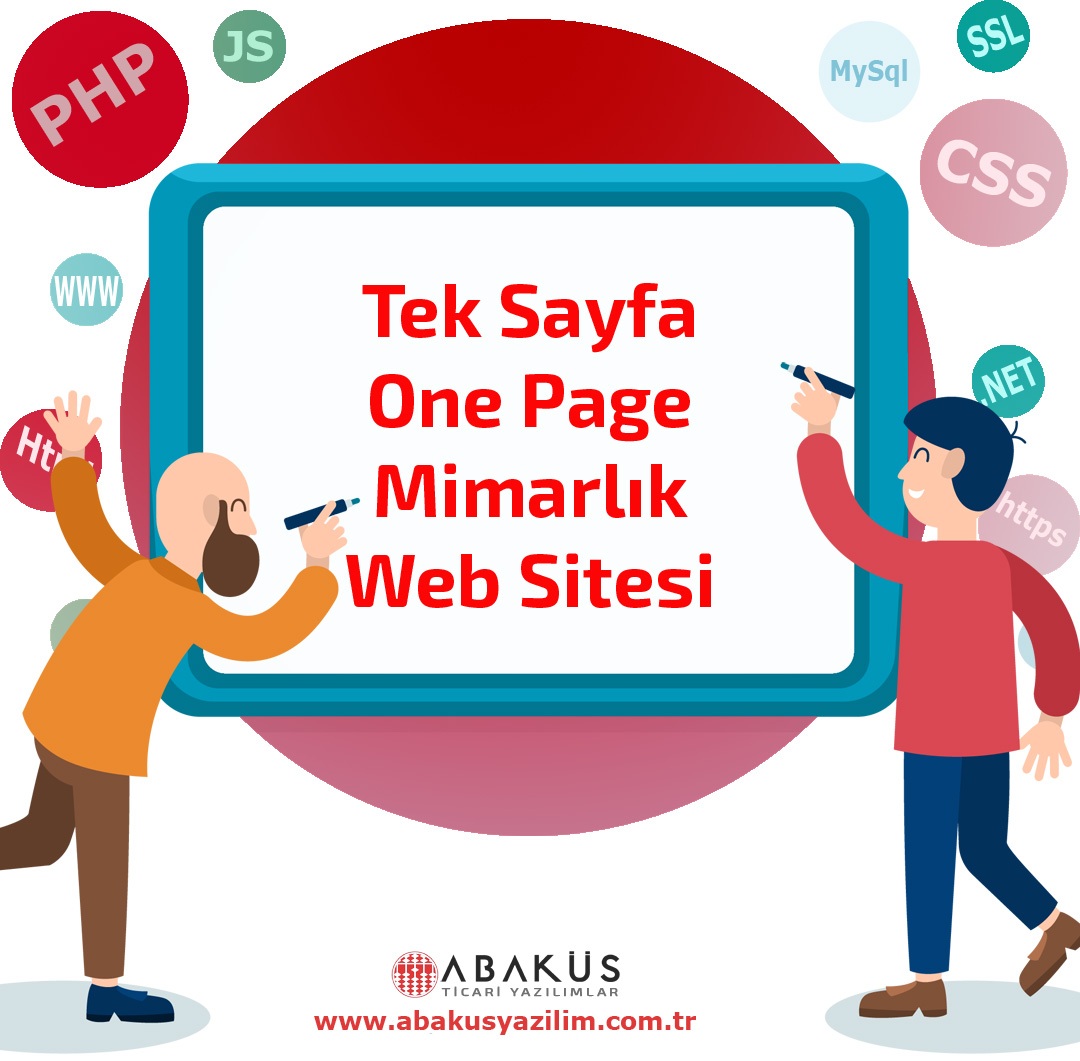 Tek Sayfa - One Page Mimarlık Web Sitesi