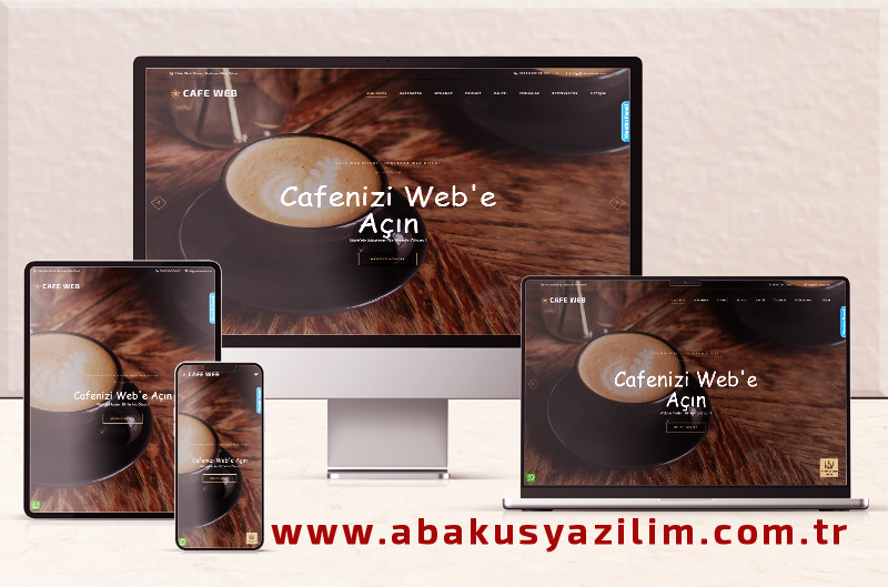 Cafe Web Sitesi - QR Code Menü Özellikli Cafe Web Sitesi 058